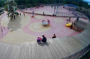 Park Uchkuevka in Sevastopol. Playground