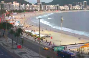 The Copacabana Beach. Rio de Janeiro web Cam online