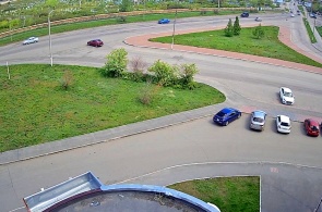 Crossroads of Gagarin and Neplyuev Avenue. Troitsk webcams