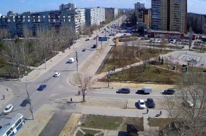 The intersection of the street named after Konstantin Simonov and street 8-th Air Army in Volgograd.