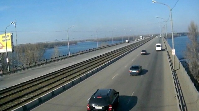 Webcam on Kaydaksky bridge. Dnipropetrovsk webcam online