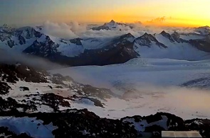 View of the Caucasian ridge. Elbrus webcams
