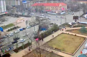 The Square Of The Fighters Of The Revolution. Webcam Bishkek online