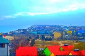 View of Feodotova Spit. Kirillovka webcams