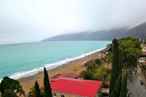 Webcam on the beach of the health resort Gagra