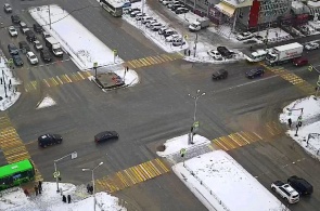 Web camera overlooking the intersection of Lenin Streets - Friendship of the Peoples