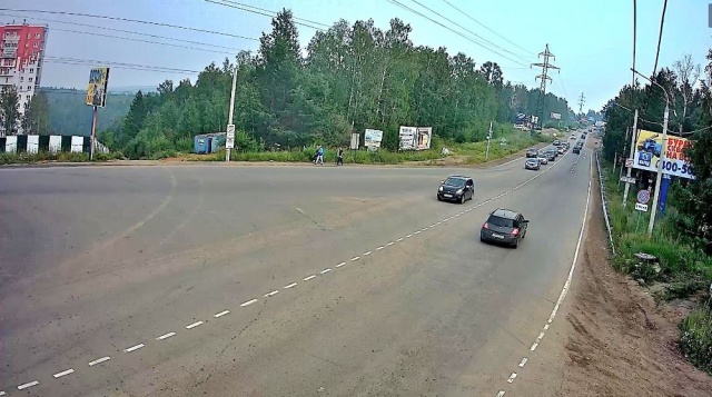 Exit on Mill tract with Jubilee - the Chamber of Irkutsk city