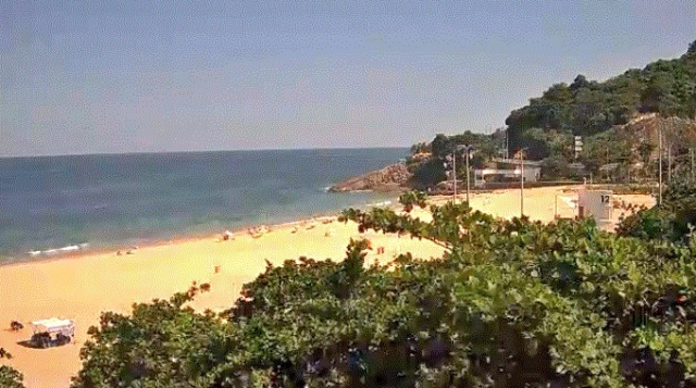 Leblon Beach. Rio de Janeiro webcam online