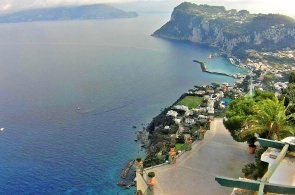 The coast of the island of Capri. Anacapri webcams online
