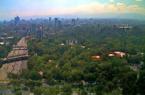 The Chapultepec Park. Webcam Mexico city online