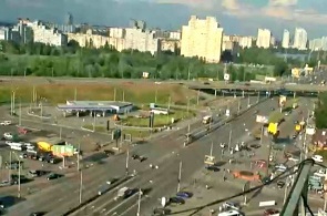 The Prospect Of Stepan Bandera. Webcam of Kyiv online