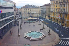 Jadranska Square. Rijeka webcams online