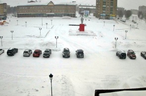 Webcam online with a view of the main square in the city of INTA