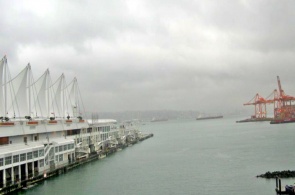 The cruise port. Webcam Vancouver online