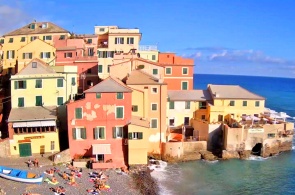 Boccadasse beach. Genoa webcams