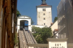 The funicular in Zagreb
