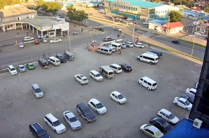 View of the Bus station. Ussuriysk web camera online