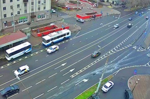 Stop Rodina, view towards Glory Avenue. Belgorod webcams