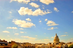 Panorama of the city. Paris webcams online