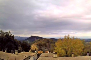 Livergnano, panoramic view of Mount Adone. Bologna webcams