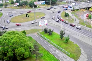 The intersection of the streets of Konev - Mozhaisky. Webcams Vologda