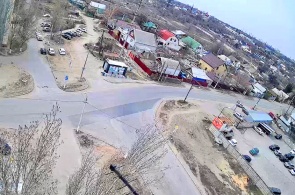 Crossroads of Zelenodolskaya and Kropotkina streets. Webcams Volgograd