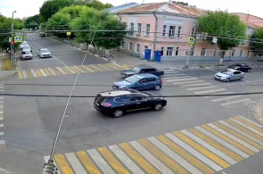 Crossroads of Gorky - Svoboda streets. Webcams Ryazan