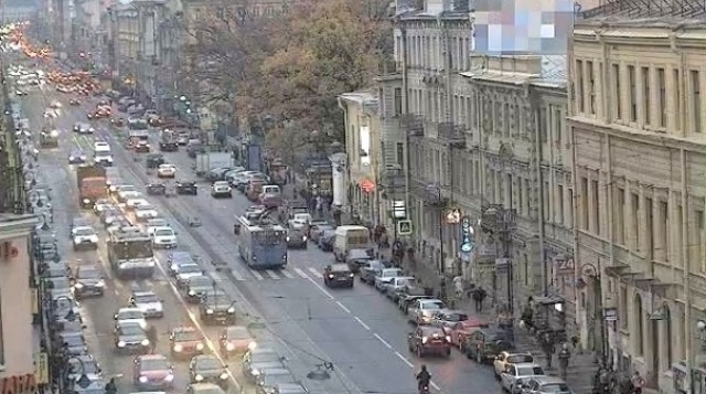 Liteiny Prospekt. Saint Petersburg webcam online with sound