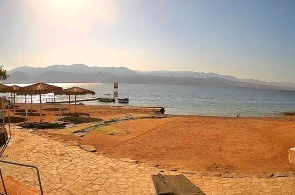 Surfing center on Almog beach. Eilat webcams online