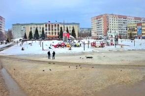 Town Square. Webcams Usinsk