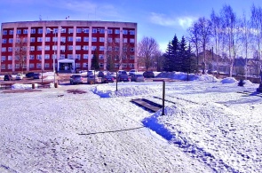 Central square. Angle 2. Mozhga webcams online