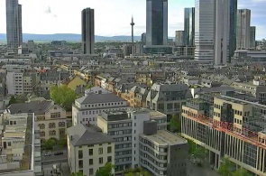 A panorama of the city from the InterContinental Hotel. Frankfurt webcams online