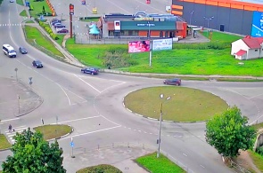 Roundabout on Vokzalnaya Street. Velikiye Luki webcams online