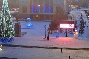 Komsomolskaya Square. Webcams Orsk