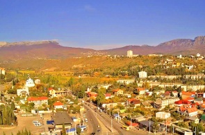 Panorama of the city. Alushta webcams