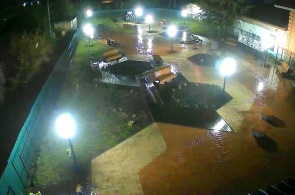 The territory of the children's library. Webcams Tulun online