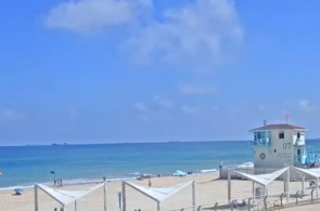 Shimshon Sheva beach. Webcams Ashdod