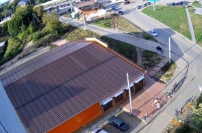 The station square. Vyshniy Volochek web camera online