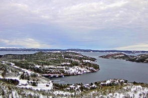 Panorama of Hemnfjord. Heim webcams online