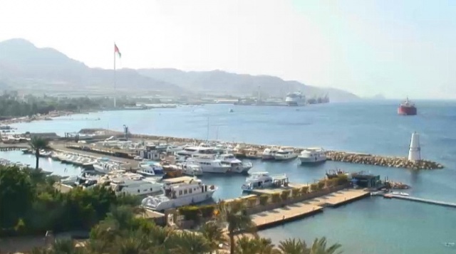 Aqaba web camera online. Port