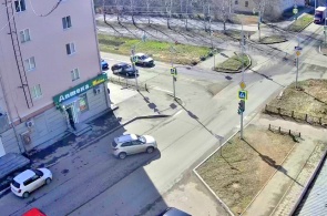 Intersection of Engels and Saburov. Verkhnyaya Salda webcams online