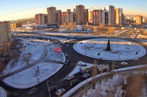 Ring passage North and Salmyshskaya streets. Orenburg webcams