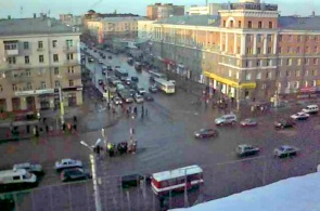 Webcam at the intersection of Karl Marx Avenue and the Leningrad area