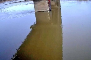 The level of the river Kondoma in between kuzedeyevo web camera online