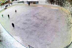 Skating rink on Chekhov street. Webcams Kirzhach