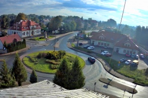 View of the roundabout. Webcams Verhoslavice online