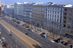 Marszalkowska street. Warsaw web Cam online
