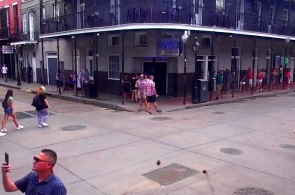 Bourbon Street. Webcam New Orleans online
