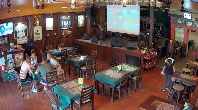 Irish pub Shamrock. Webcams Samui online