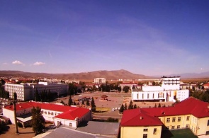 Square Arata. The Central square of the city Kyzyl